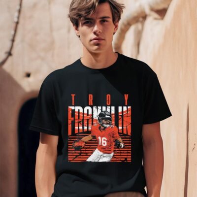 Troy Franklin 16 Denver Broncos running shirt