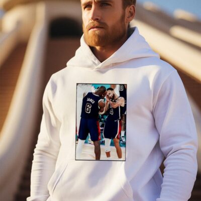 Nikotaughtyou Steph Curry Lebron James night night olympic paris 2024 hoodie