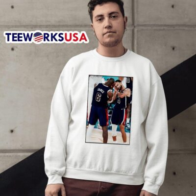 Nikotaughtyou Steph Curry Lebron James night night olympic paris 2024 sweater