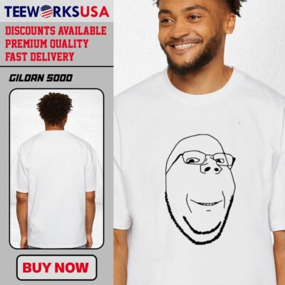 Smiling Wholesome Wojak Soyjak simple shirt