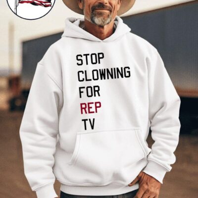 Stop clowning for rep TV Eras tour hoodie