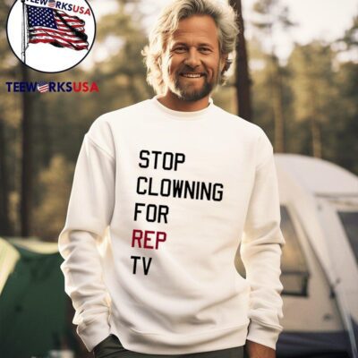 Stop clowning for rep TV Eras tour sweater