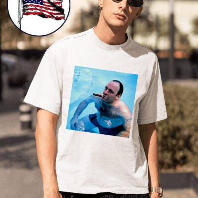 Olivia Cooke Tony Soprano Pool Smoking Cigar new shirt