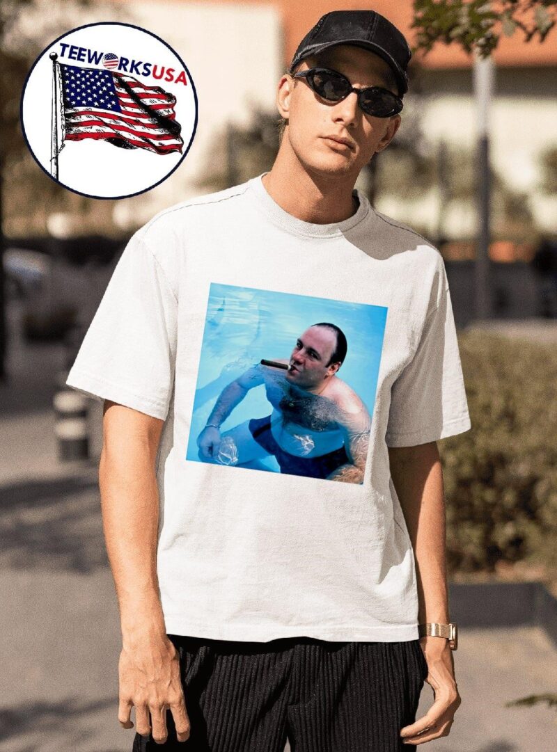 Olivia Cooke Tony Soprano Pool Smoking Cigar new shirt