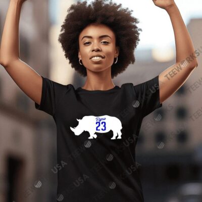 Rhino Ryno Strong 23 Chicago Cubs women-t-shirt