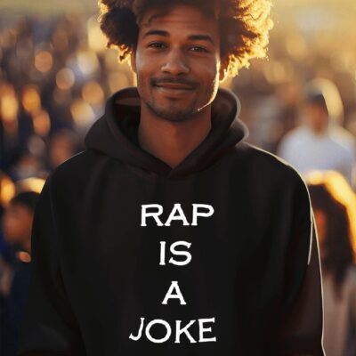 Rap is a joke hoodie
