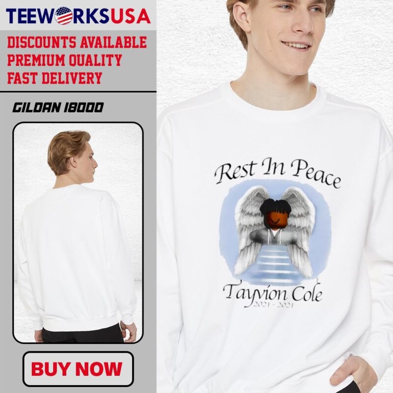 Rest In Peace Tayvion Cole 2021 Wings unisex-sweatshirt