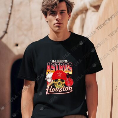 Houston Astros DJ Screw Skull Collection 2024 shirt