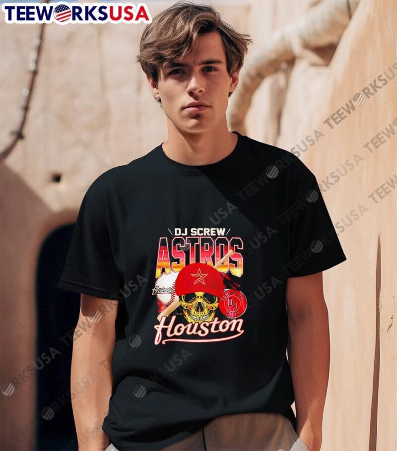 Houston Astros DJ Screw Skull Collection 2024 shirt