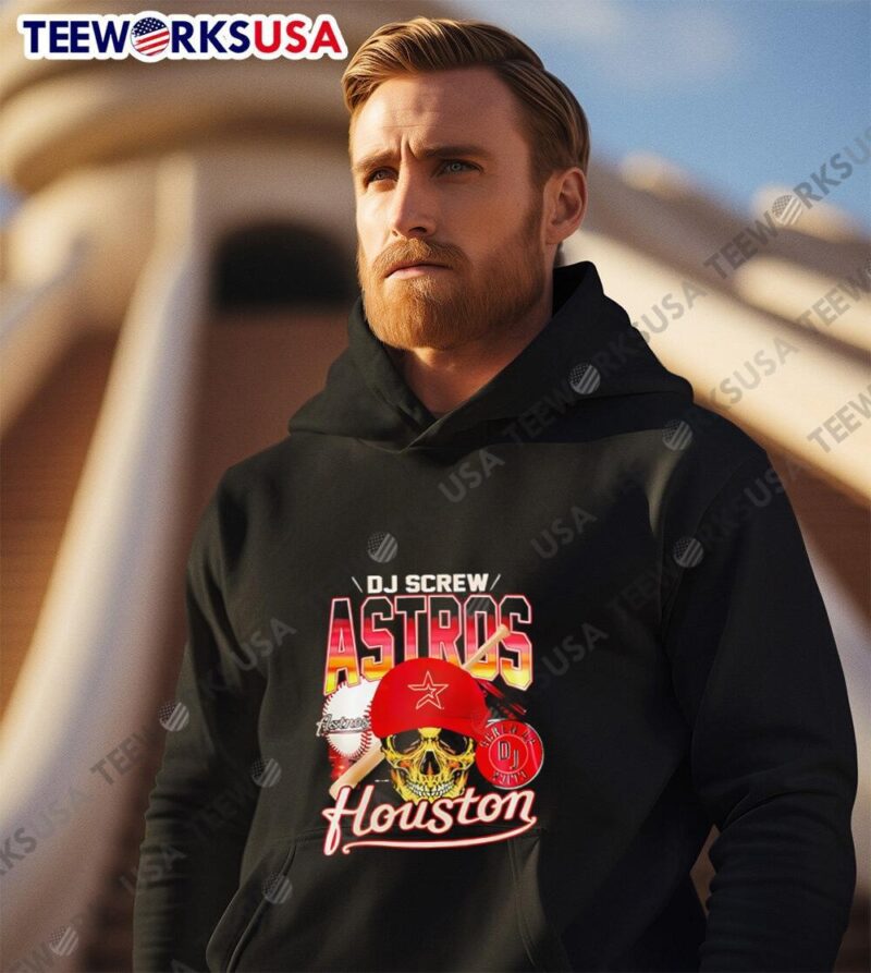 Houston Astros DJ Screw Skull Collection 2024 hoodie