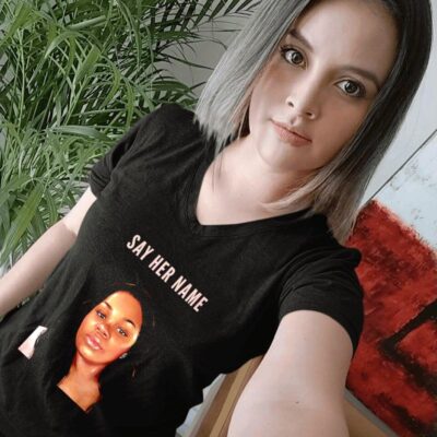 Sonya Massey say her name women-t-shirt