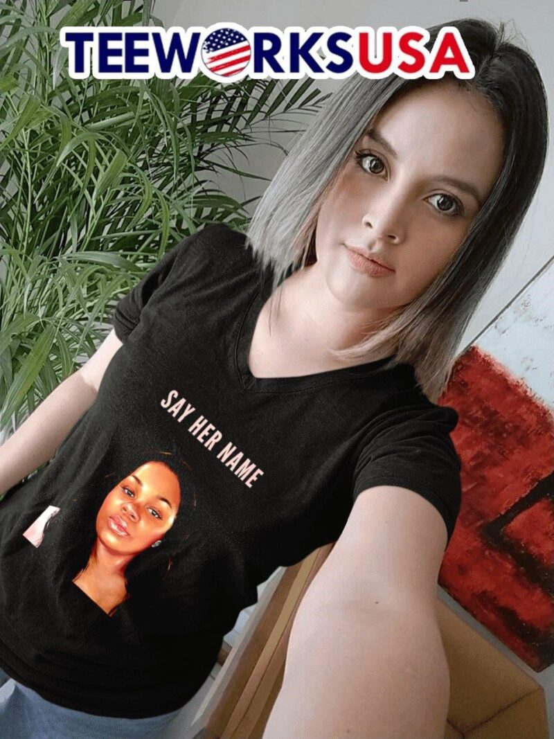 Sonya Massey say her name women-t-shirt