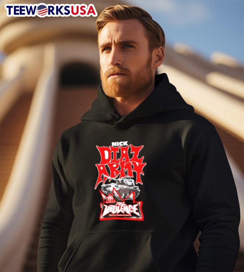 Nick Diaz Army Full Violence Clothing Military Tank hoodie