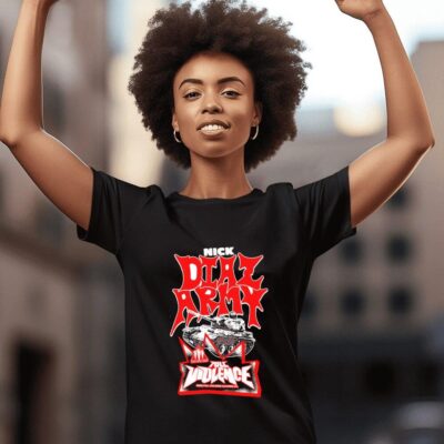 Nick Diaz Army Full Violence Clothing Military Tank women-t-shirt