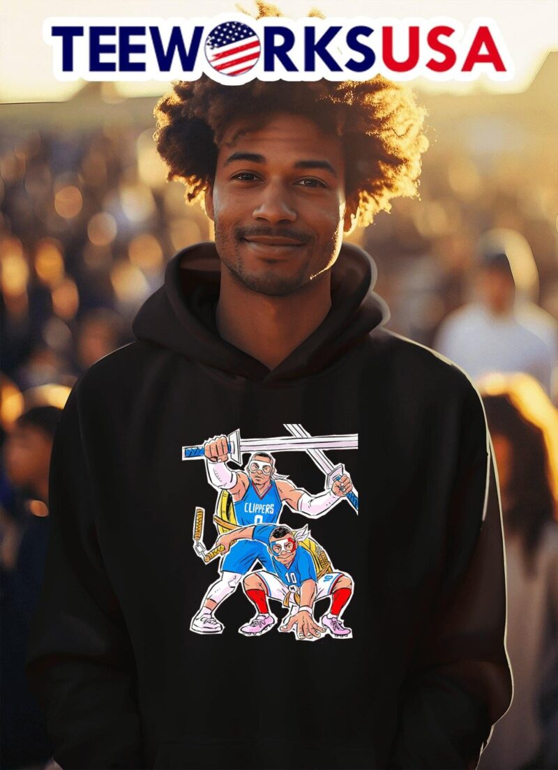 Russell Westbrook and Kylian Mbappe Ninja Turtles hoodie