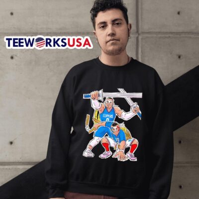 Russell Westbrook and Kylian Mbappe Ninja Turtles sweater