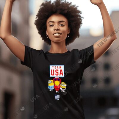 Olympic Team Usa Minions women-t-shirt