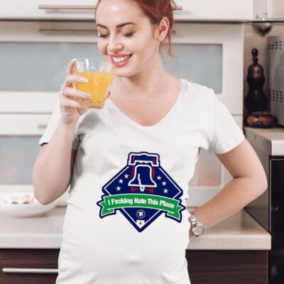Philadelphia Phillies Alec Bohm I fucking hate this place women-t-shirt