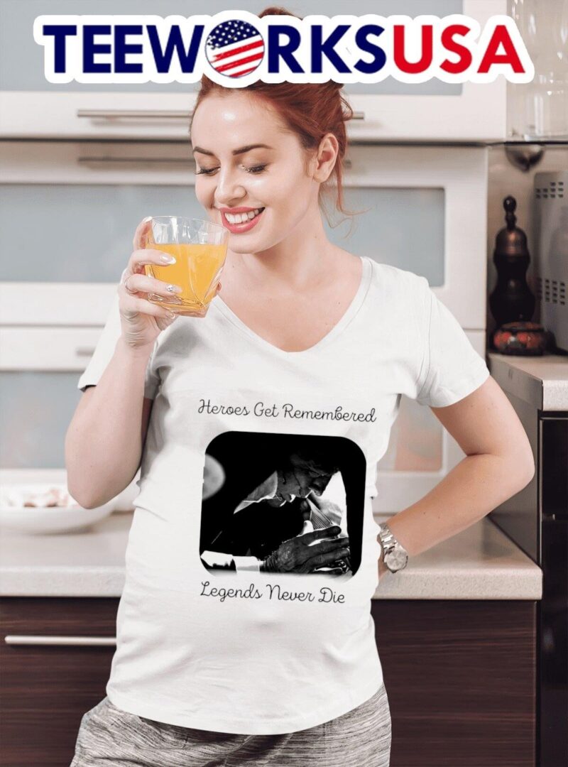 Donald Trump heroes get remembered legends never die women-t-shirt