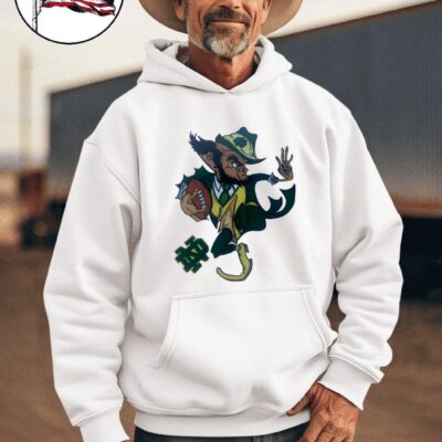 Notre Dame Fighting Irish and Usc Trojans Mascot hoodie