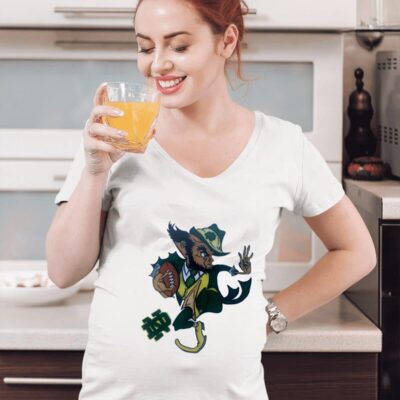 Notre Dame Fighting Irish and Usc Trojans Mascot women-t-shirt