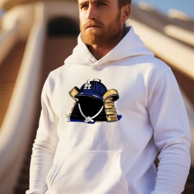 Samurai LA Kabuto Los Angeles Dodgers hoodie