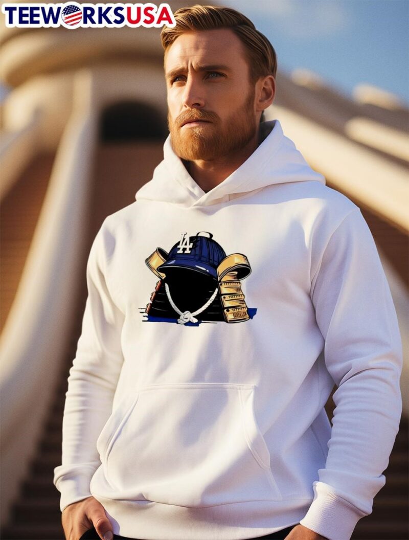Samurai LA Kabuto Los Angeles Dodgers hoodie