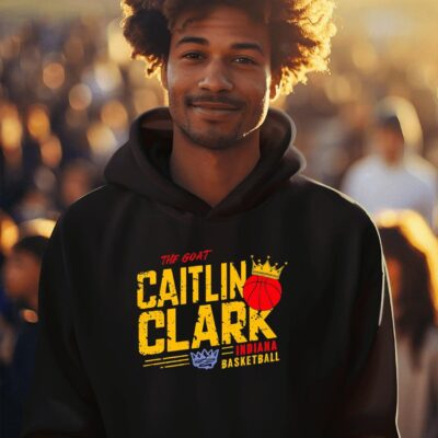 The goat Caitlin Clark Indiana Fever basketball hoodie