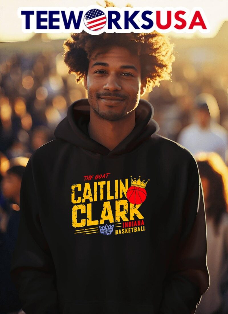 The goat Caitlin Clark Indiana Fever basketball hoodie