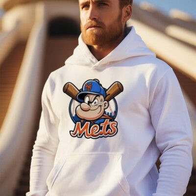 New York Mets Baseball Character funny hoodie