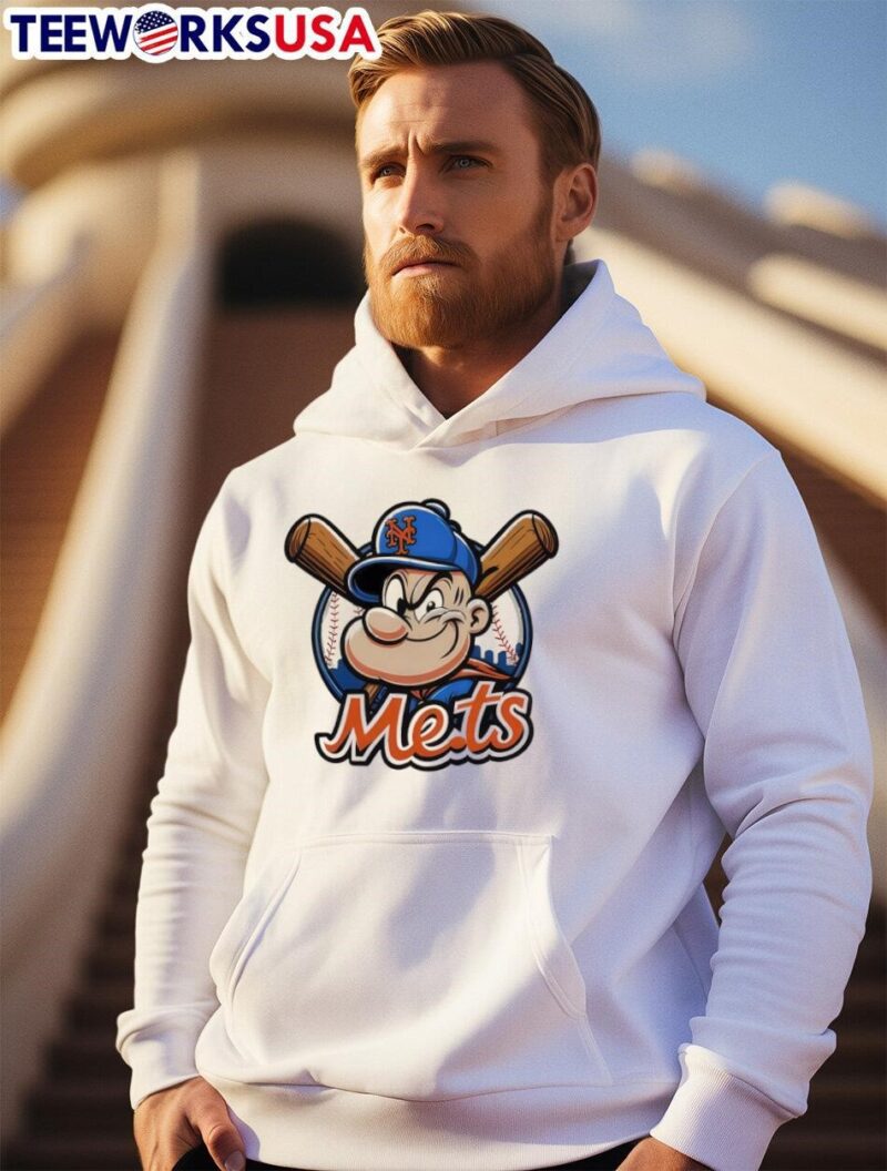 New York Mets Baseball Character funny hoodie