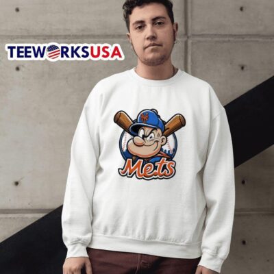 New York Mets Baseball Character funny sweater