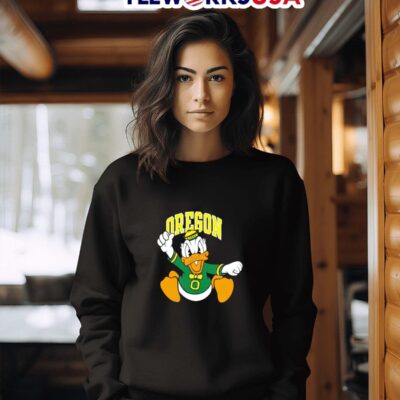 Oregon Ducks football Donald Duck sweater