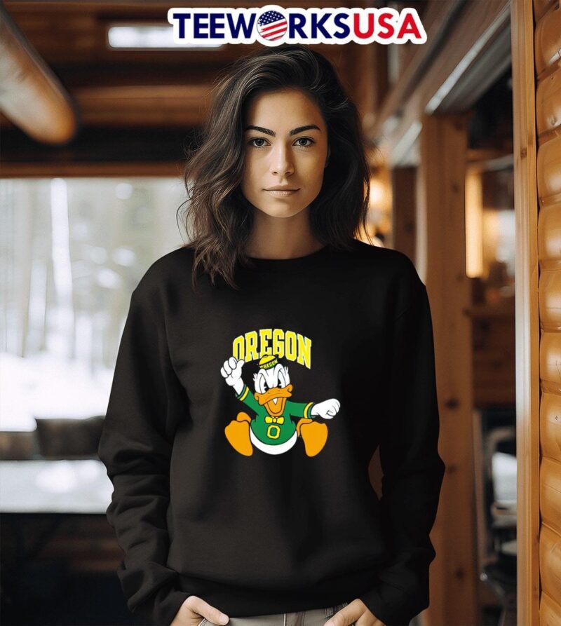 Oregon Ducks football Donald Duck sweater