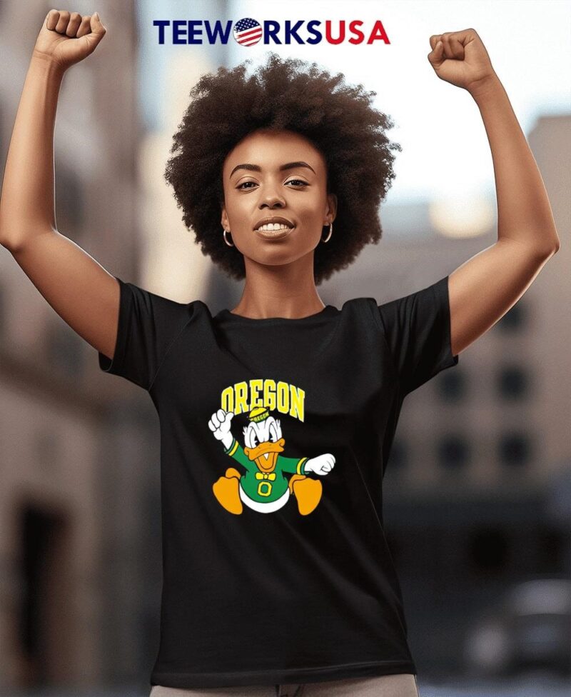 Oregon Ducks football Donald Duck women-t-shirt