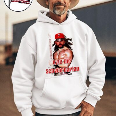 Philadelpia Phillies Kyle Schwarber Kyle the schwarbarian meme hoodie