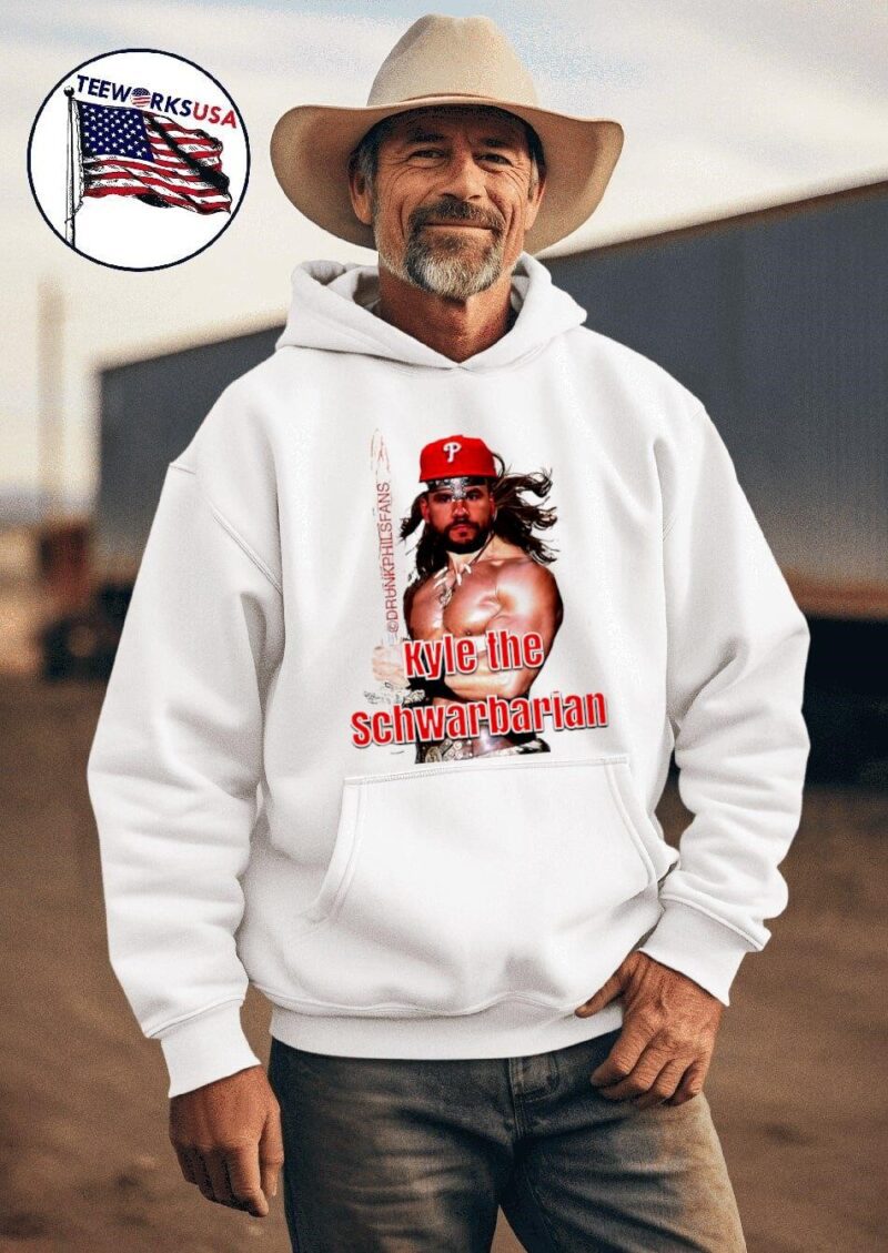 Philadelpia Phillies Kyle Schwarber Kyle the schwarbarian meme hoodie
