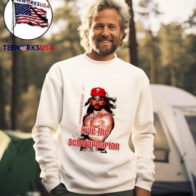 Philadelpia Phillies Kyle Schwarber Kyle the schwarbarian meme sweater