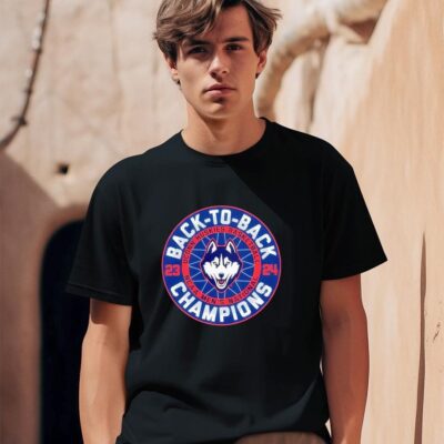 UConn Huskies Back To Back 2023-2024 National Champions Basketbal shirt