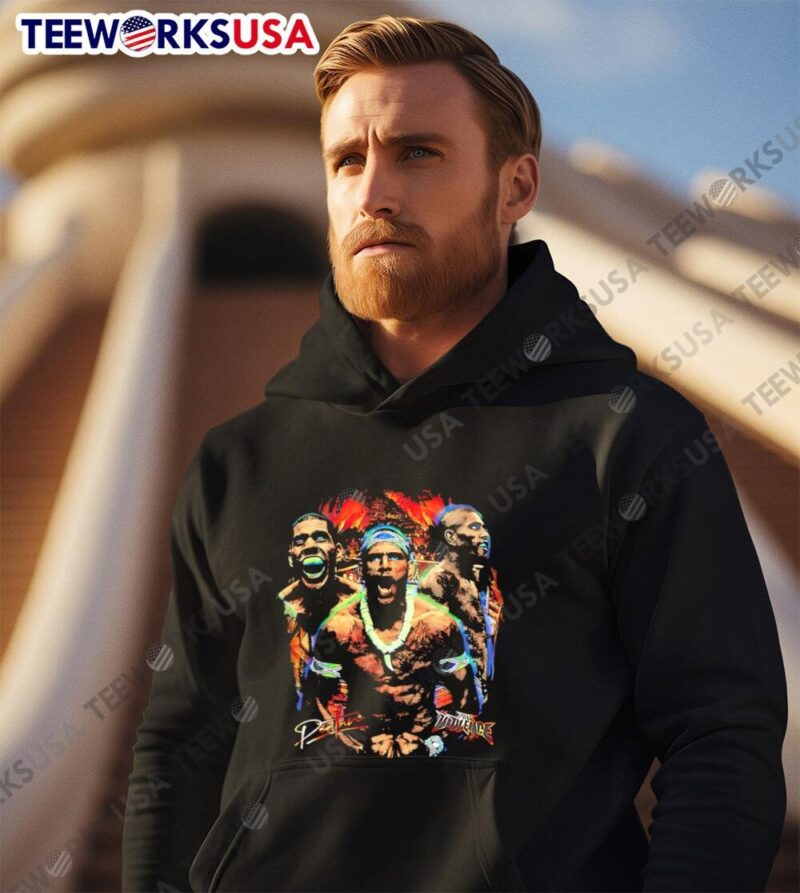 UFC Alex Pereira scream graphic retro hoodie