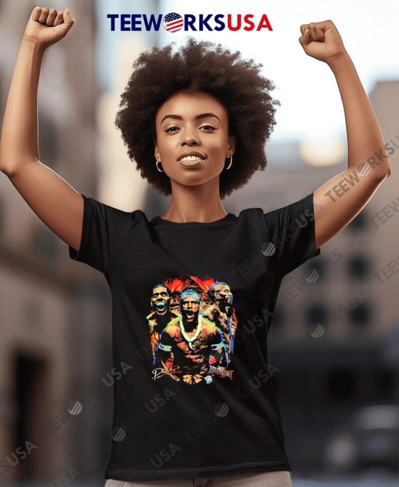 UFC Alex Pereira scream graphic retro women-t-shirt