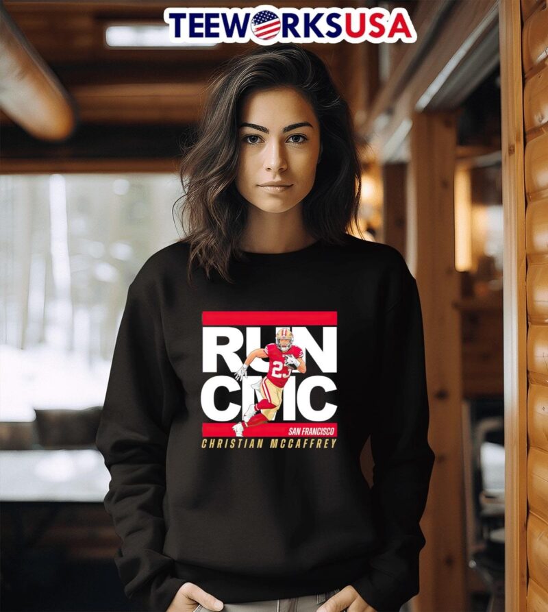 RUN CMC San Francisco Christian Mccaffrey  23 sweater