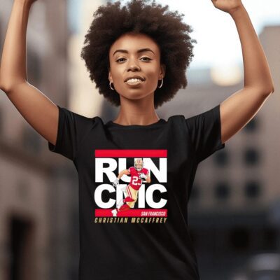RUN CMC San Francisco Christian Mccaffrey  23 women-t-shirt