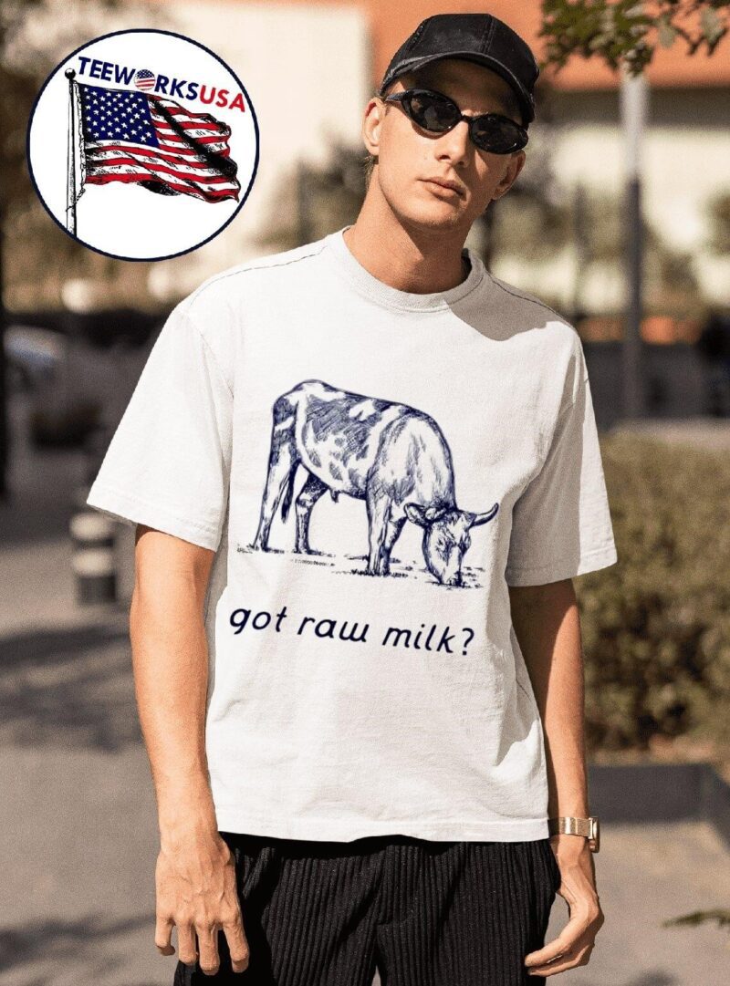 Turning Point USA got raw milk shirt