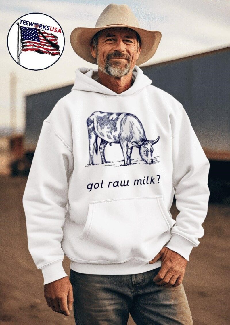 Turning Point USA got raw milk hoodie