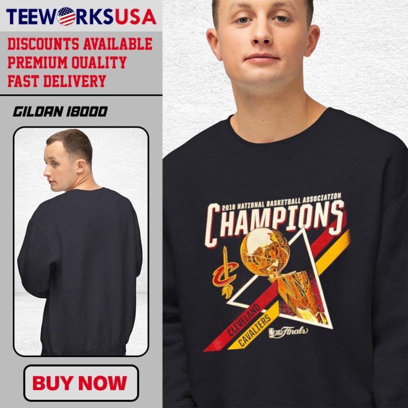 Cleveland Cavaliers 2016 national basketball association champions black-unisex-sweatshirt