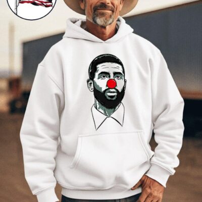 Dave Portnoy taunts Kyrie Irving with a clown hoodie