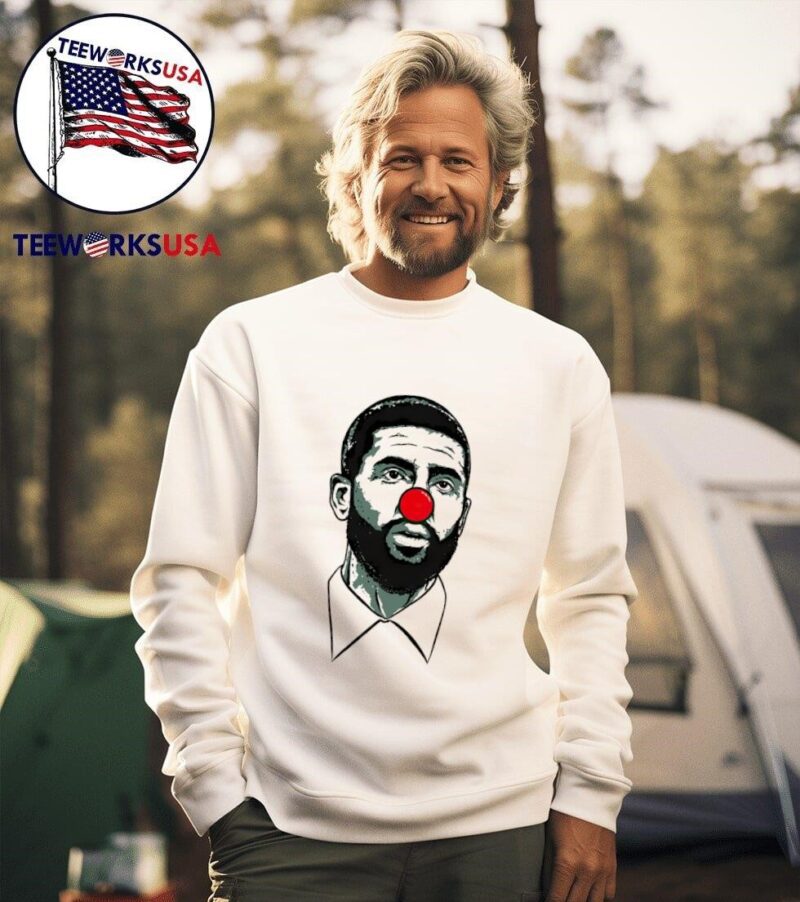 Dave Portnoy taunts Kyrie Irving with a clown sweater