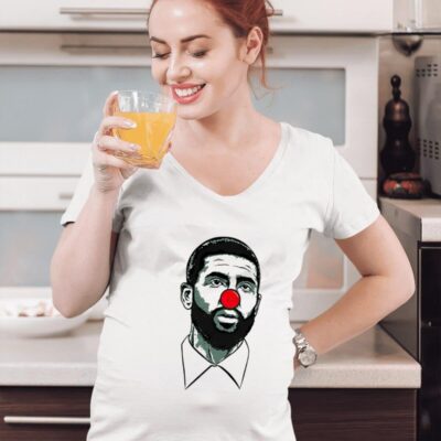 Dave Portnoy taunts Kyrie Irving with a clown women-t-shirt