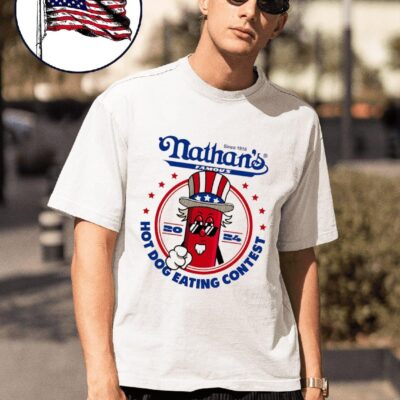 Nathan’s famous hot dog eating contest 2024 shirt